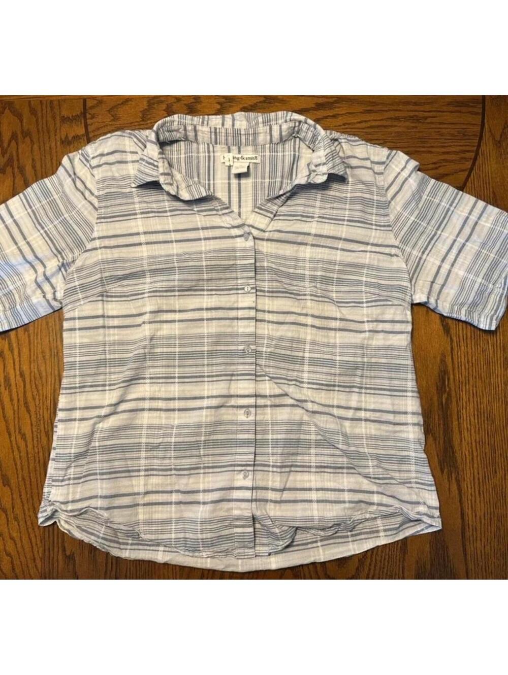 Striped Button Up XL